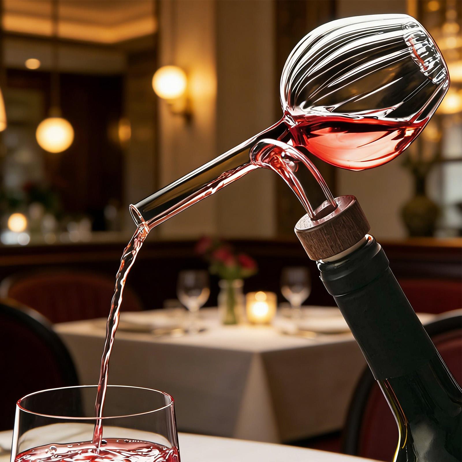 Wine Aerator Pour - Современный прозрачный красный декантер-аэратор для быстрого