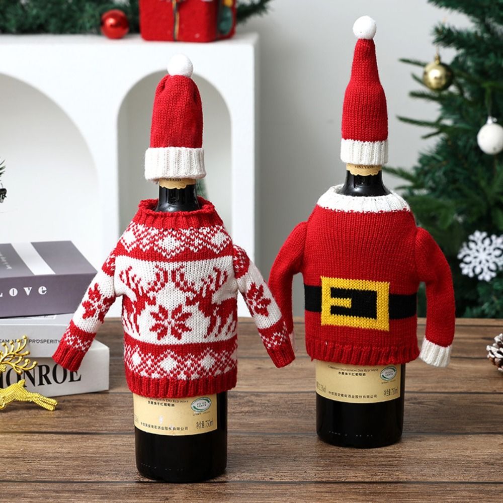 Wine Beer Hat - Чехол для винной бутылки с изображением
