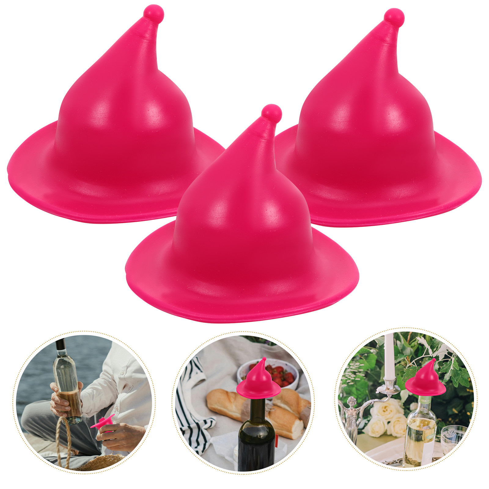 4 шт. силиконовых пробок для в – обзор и цена Wine Beer Hat